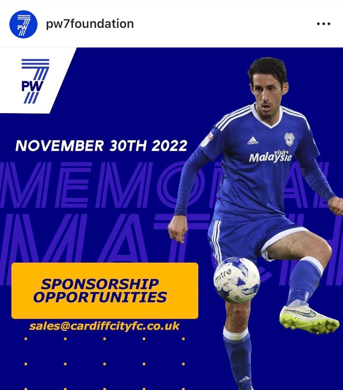 PW7 Foundation promotions post
