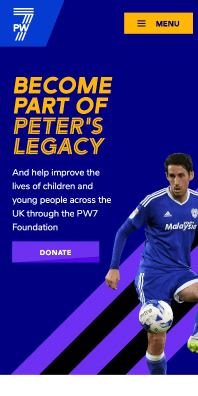 PW7 Foundation mobile home page