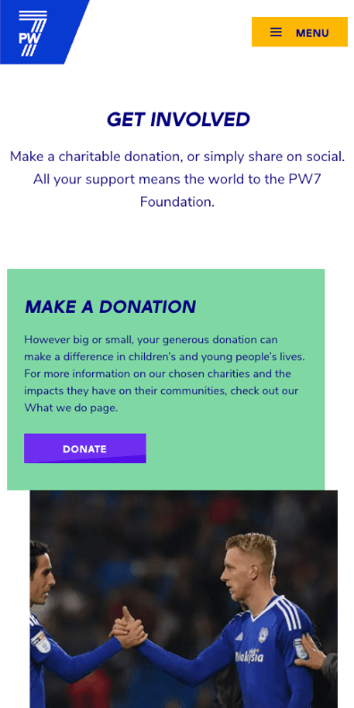 PW7 Foundation mobile empower page
