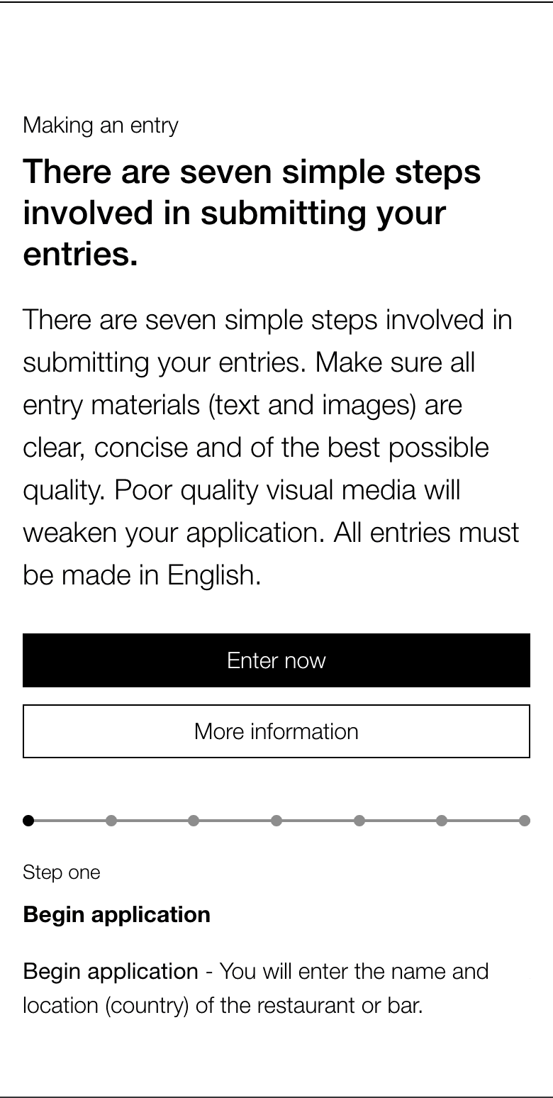 Restaurant & Bar Design Awards mobile FAQ