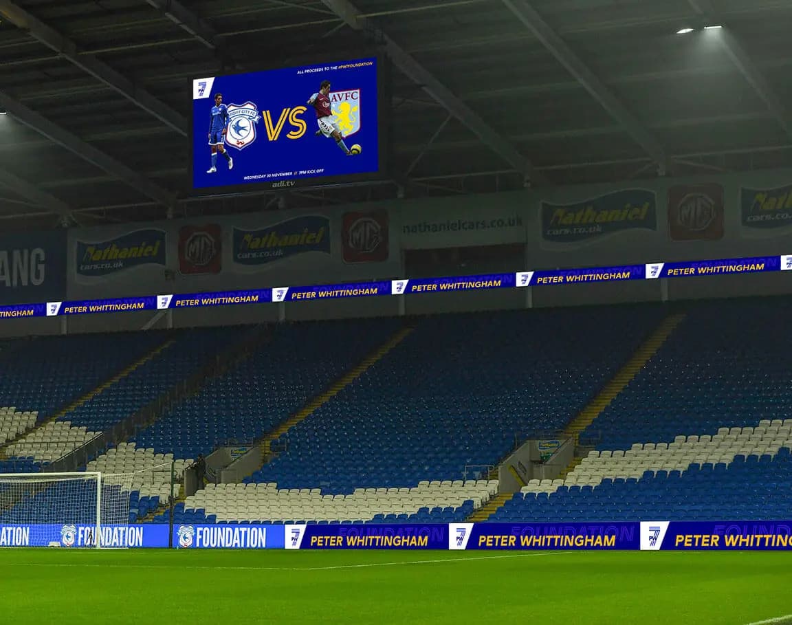 PW7 Foundation stadium advertising