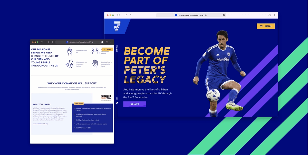 PW7 Foundation website